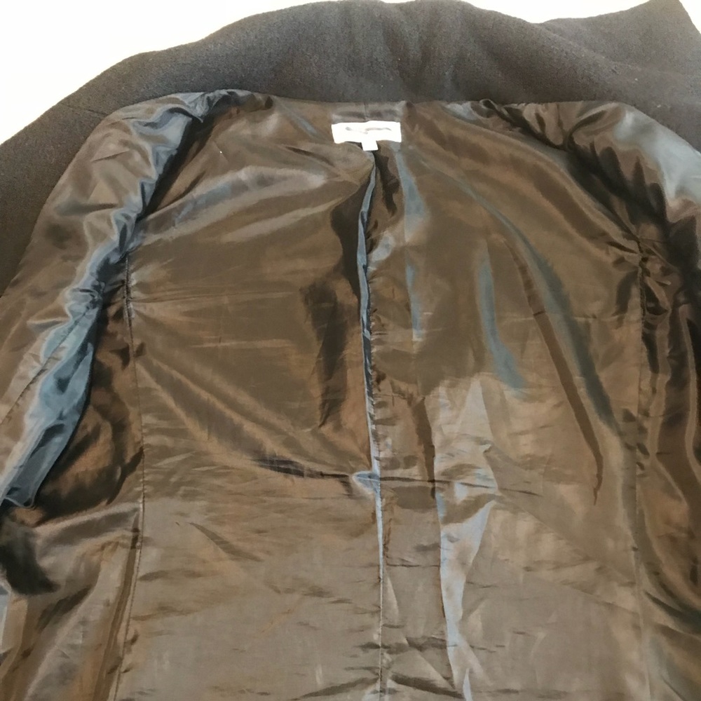 Talbots stylish black wool coat - Picture 8 of 8